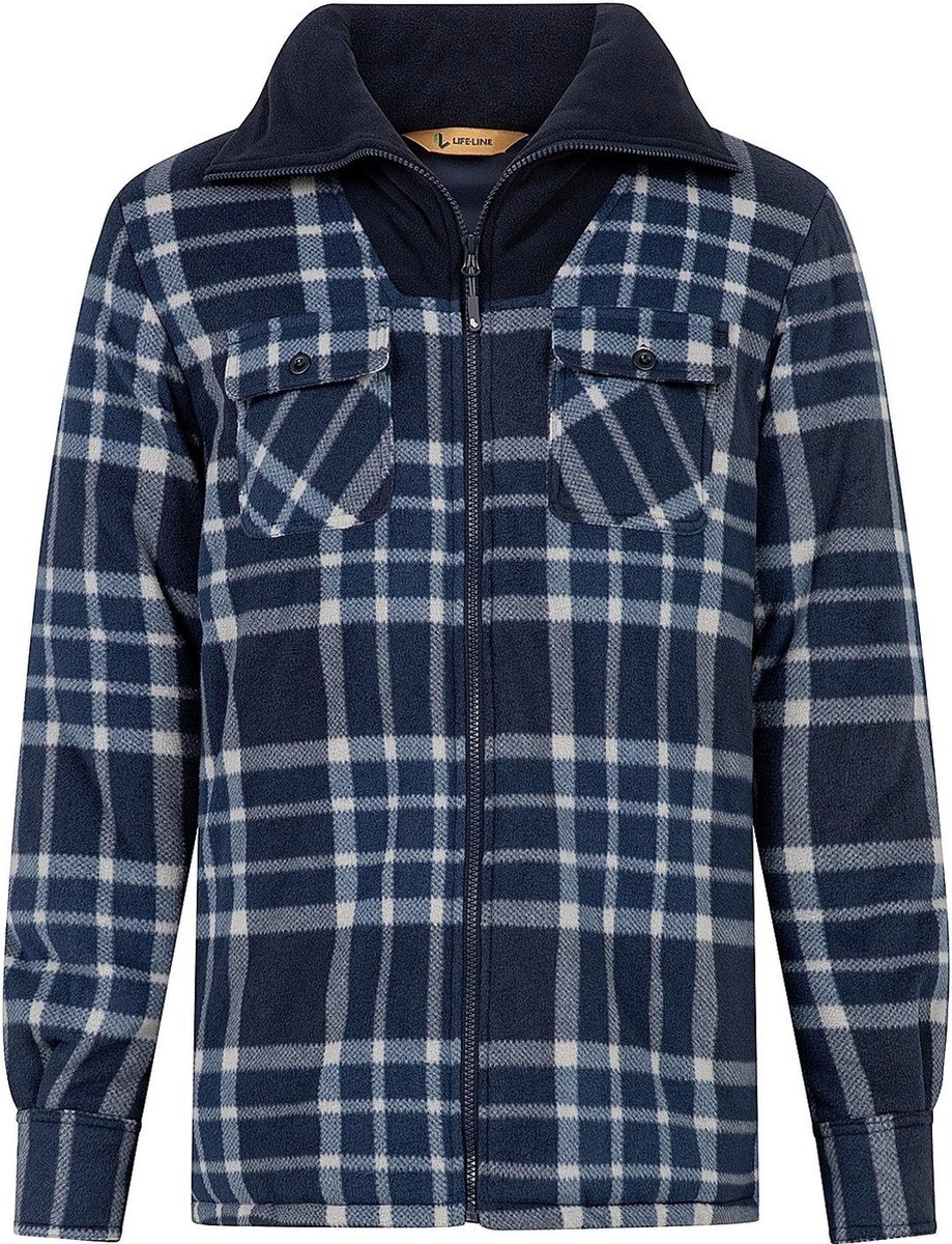 Flores Fleece Jas/Vest Heren Blauw