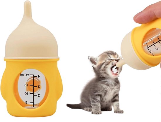 Lot De 5 Biberons 400ml + Tétines Pour Animaux - Agneaux, Chèvres, Chiots, Chaton - Nourriture Bétail