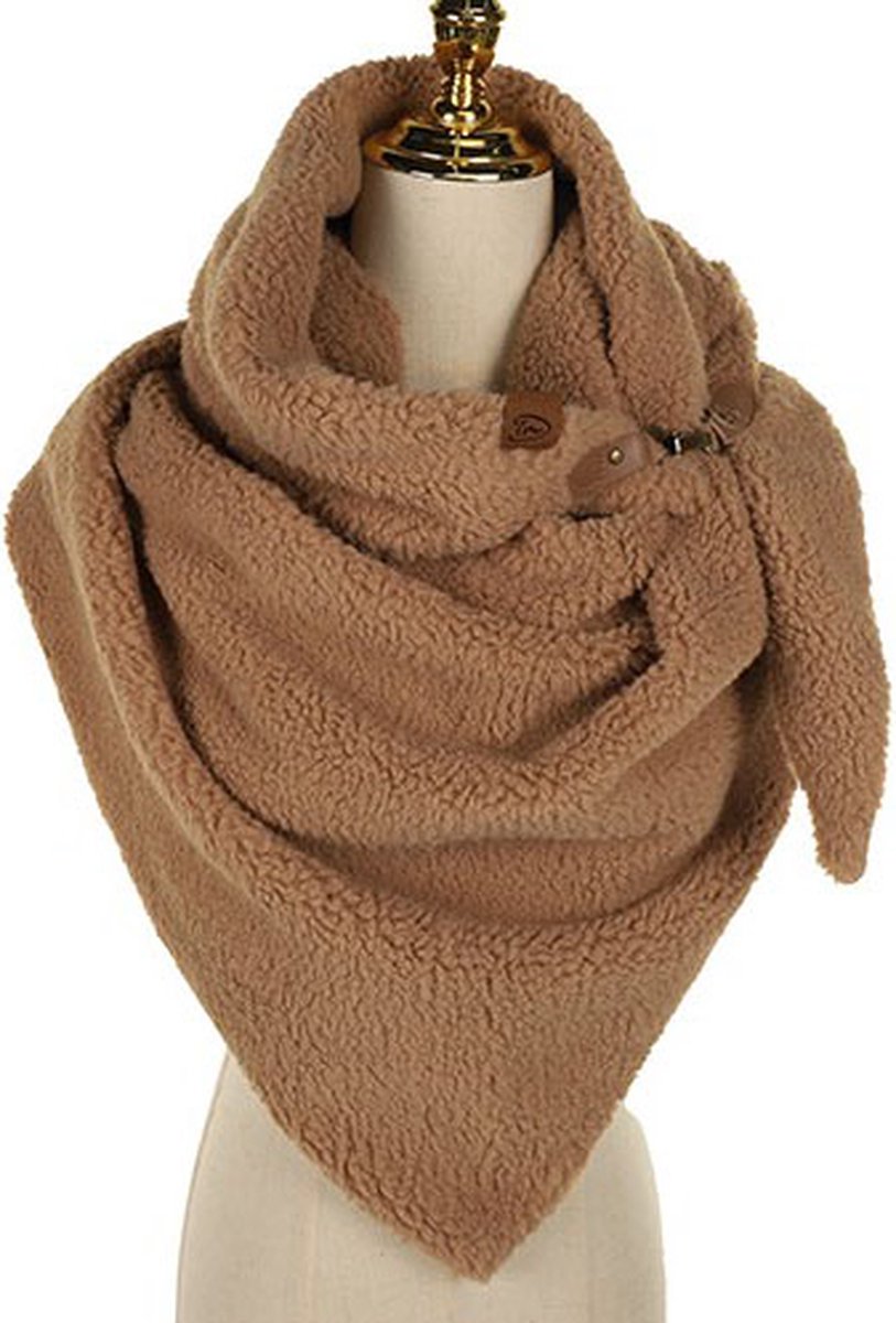 I'm Dutch Triangel Sjaal Teddy Tolosa Camel