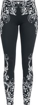Legging noir Premium by EMP avec imprimé Femme - L