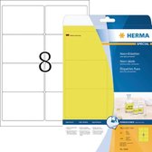 Herma printeretiketten Labels luminouse yellow 99,1x67,7 SuperPrint 200 pcs.