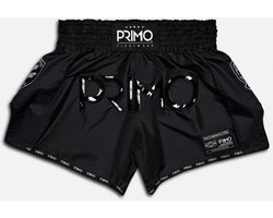 Primo Muay Thai Shorts - Super Nylon - Black Panther II - Zwart S