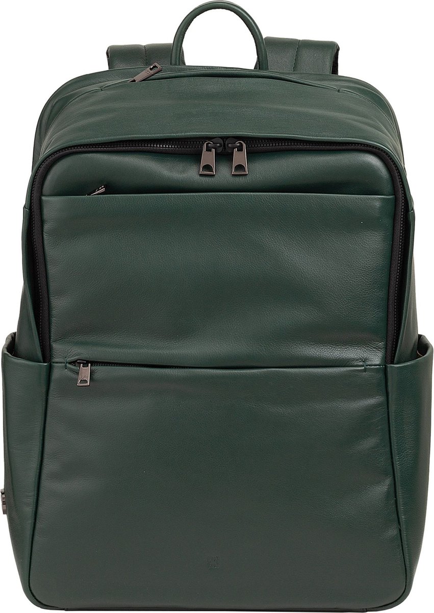 DuDu Sydney Dagrugzak Leer 42 cm Laptop compartiment - 39cm (15,4 duim) - mangrove