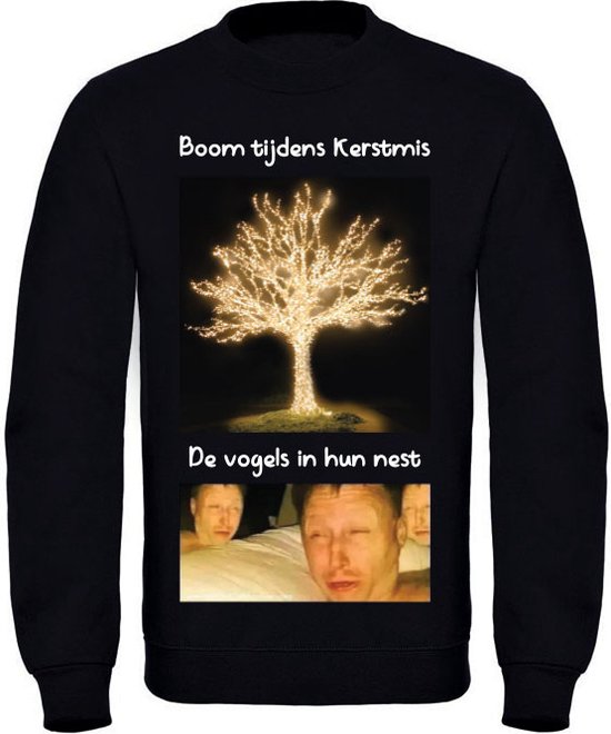 Vogel last van Lampjes Kersttrui - foute kersttrui - kerst trui - ugly christmas