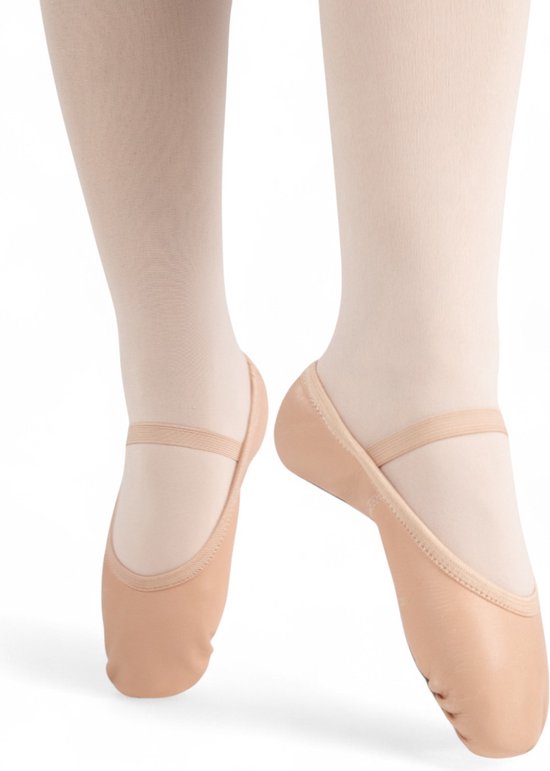 Chaussons De Ballet SEAUR Pour Fille - Semelle Paillettes Ou Satin - Taille 23-35 EU - Synthétique