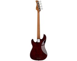 Sire Basses P5R A4/TS Elzenhouten 4-snarige passieve basgitaar tobacco sunburst
