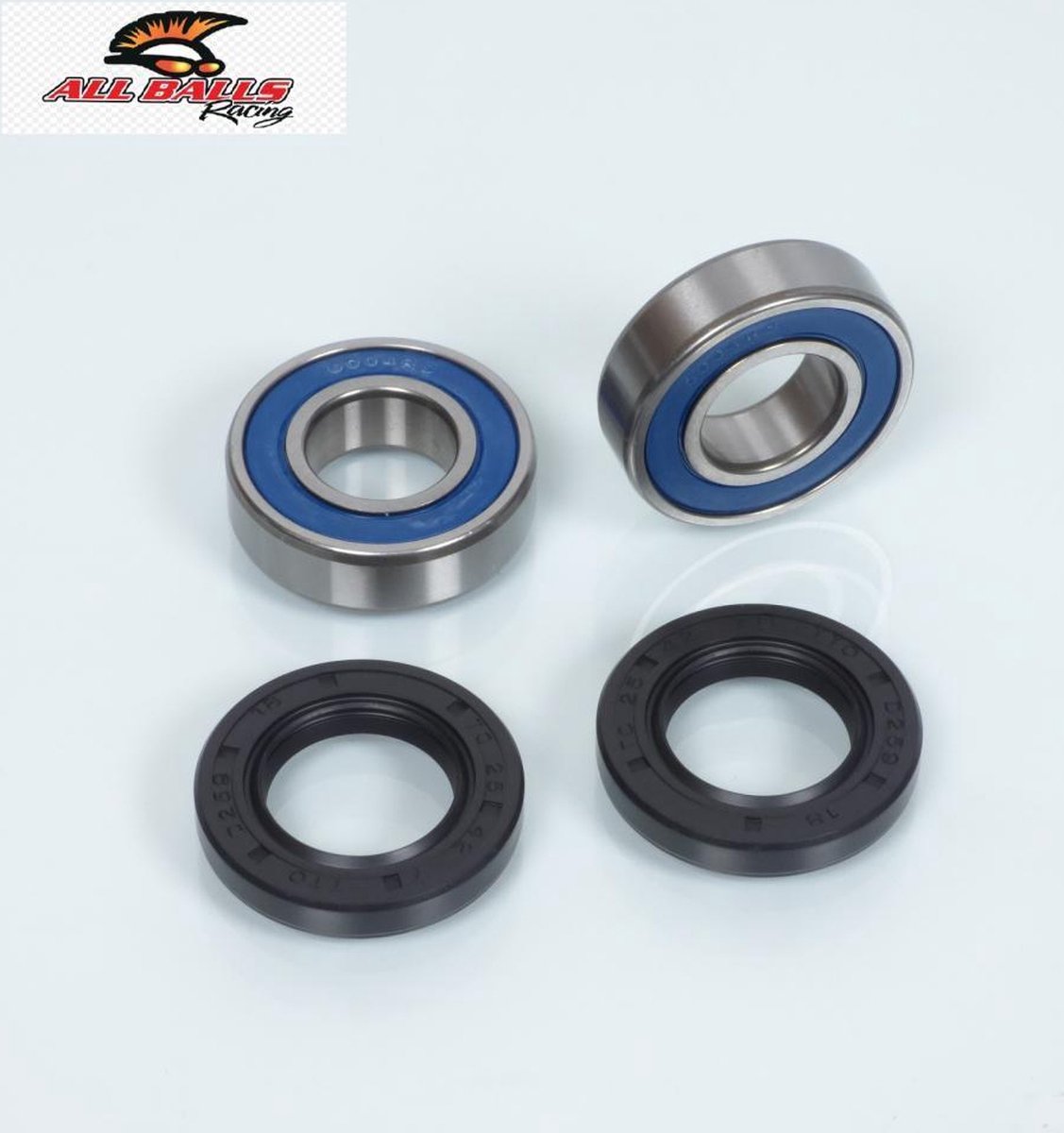 alle kogels wiellager voor sherco 300 se motorfiets 2014-2017 25-1070 / 6004-2rs 20x42x12 av nieuw