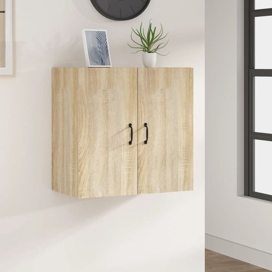 Hanghoekkast Lyon 57x57x60 cm bewerkt hout grijs sonoma eikenkleurig kopen