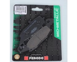 ferodo remblok voor motor kawasaki 900 vn vulcan custom baton 2012 tot 2017 av nieuw