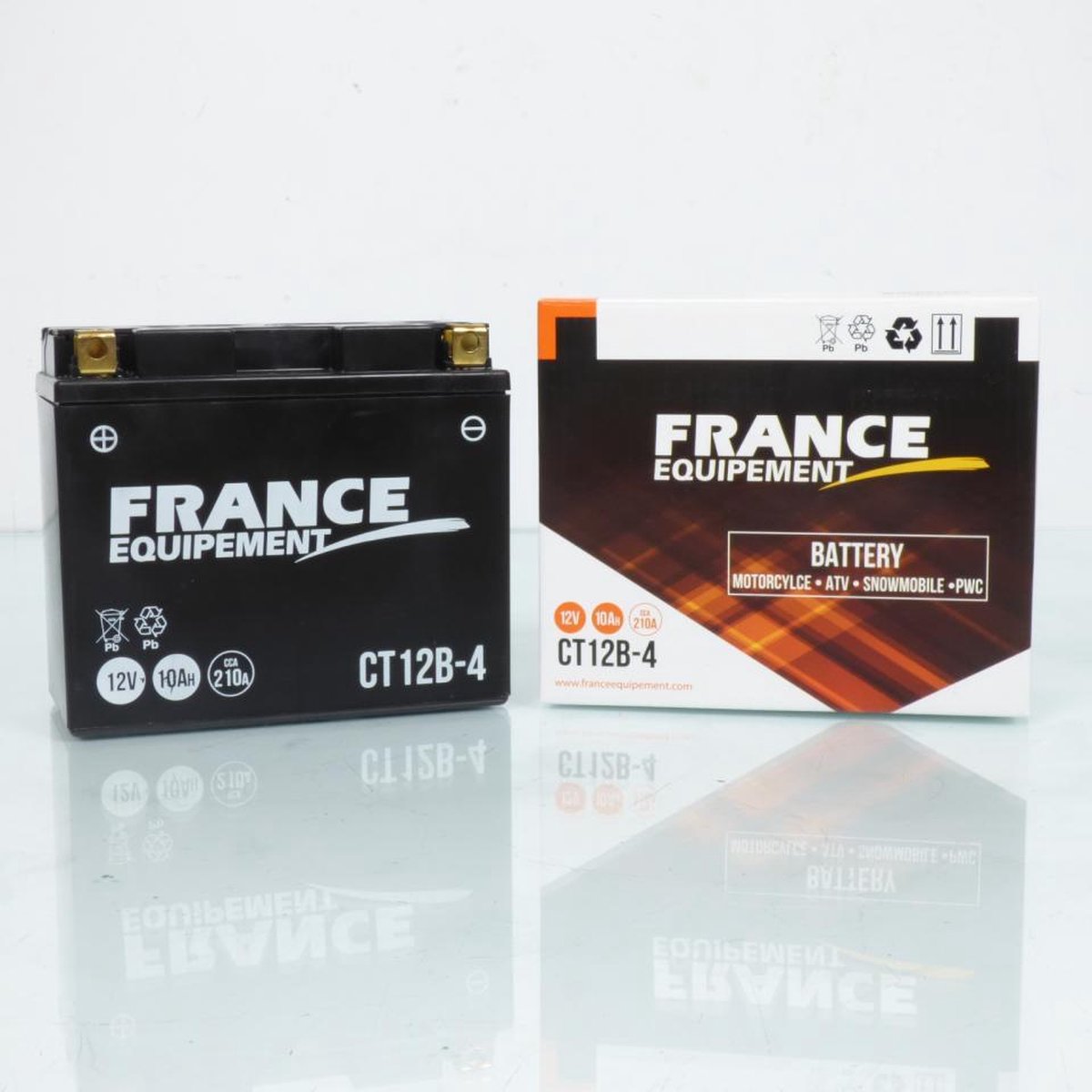 accu sla frankrijk auto-uitrusting yt12b-4 / 12v 11ah nieuw
