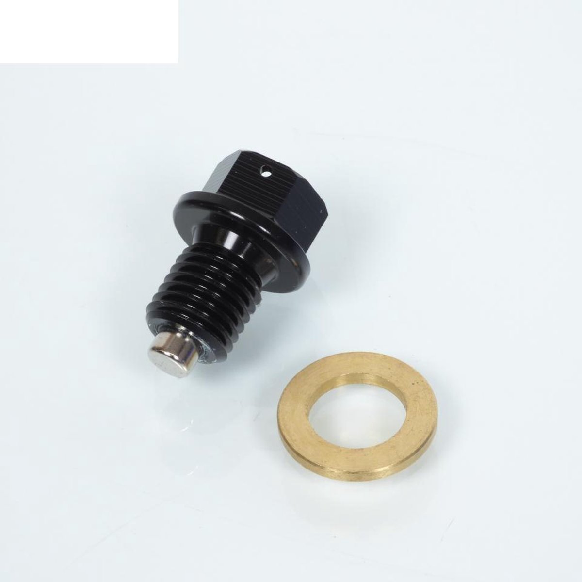 magnetische olieaftapplug tecnium voor motorfiets m10 steek 1,25 nieuw