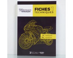 Set technische fiches E.T.A.I N°1 voor motor scooter bromfiets GILERA Nieuw