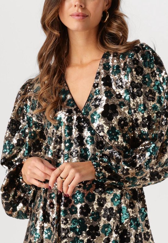 Elvira Shop Elvira Dameskleding Notre-V Nv-elvira Dames Jurk Goud