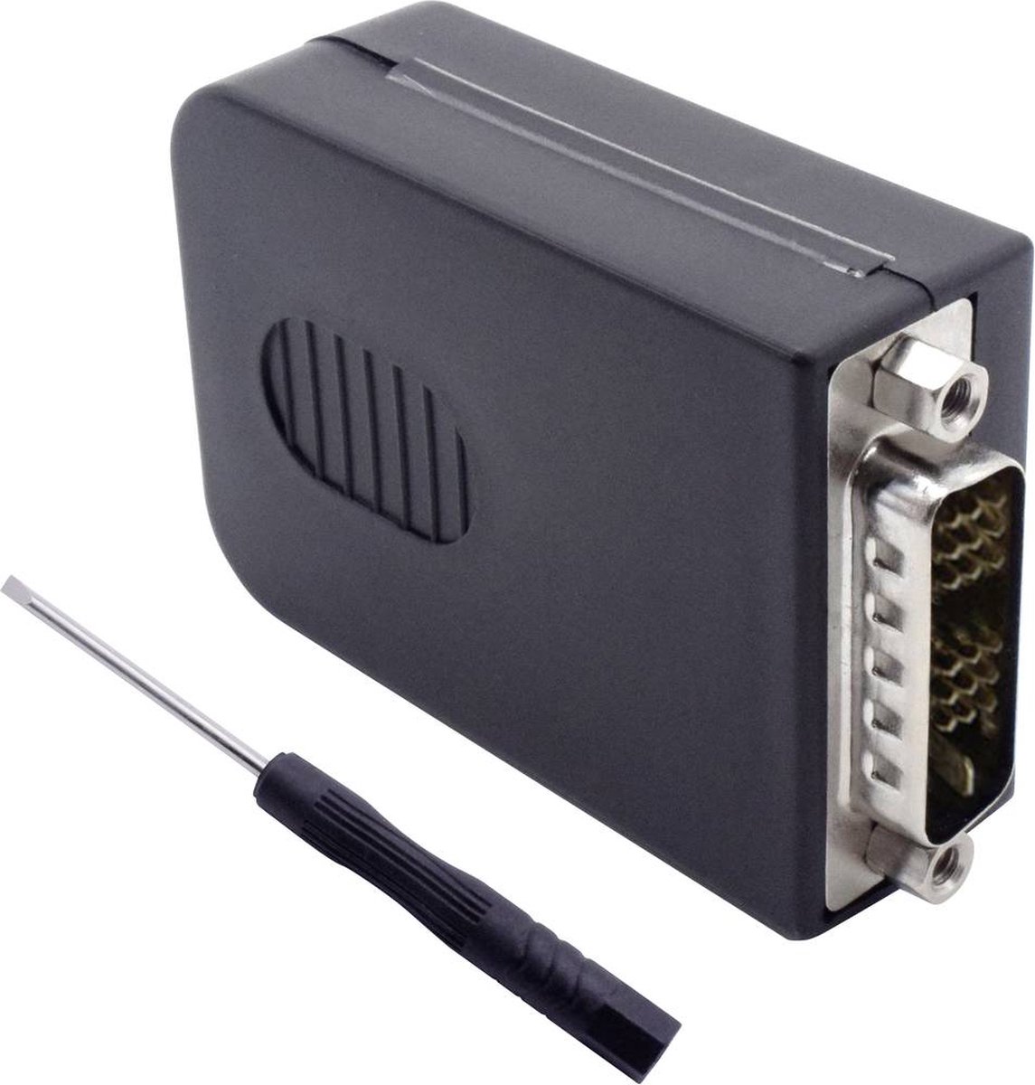 Quadrios 2001C224 DVI-connector Stekker, recht Aantal polen: 20 Zwart 1 stuk(s)