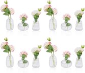 Lot De 33 Mini Vases Transparents - Centres De Table Mariage, Anniversaire, Déco Intérieure