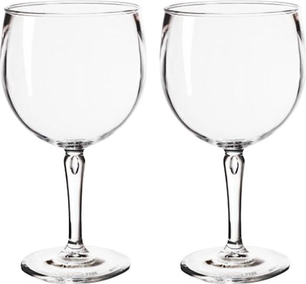 Cocktailglazen Gin Tonic – Kunststof Glazen – 40cl – Transparant – 2 Stuks