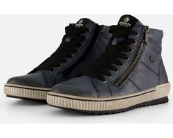 Remonte Veterboots blauw Leer - Maat 44