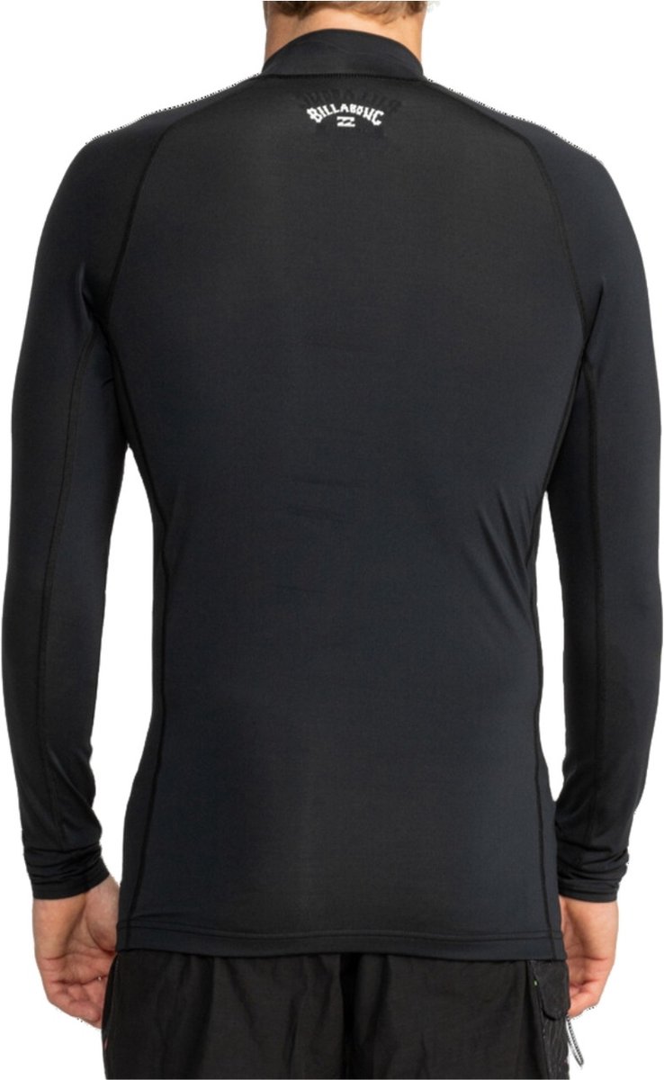 Billabong Heren Logo Surf Lange Mouw Lycra Vest - Blac