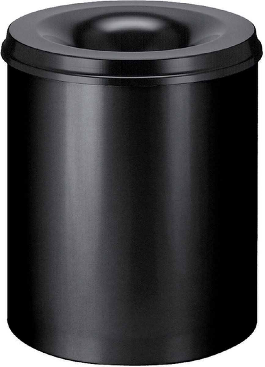 Papierbak+vlamdover vepabins 80liter 47cm zwart