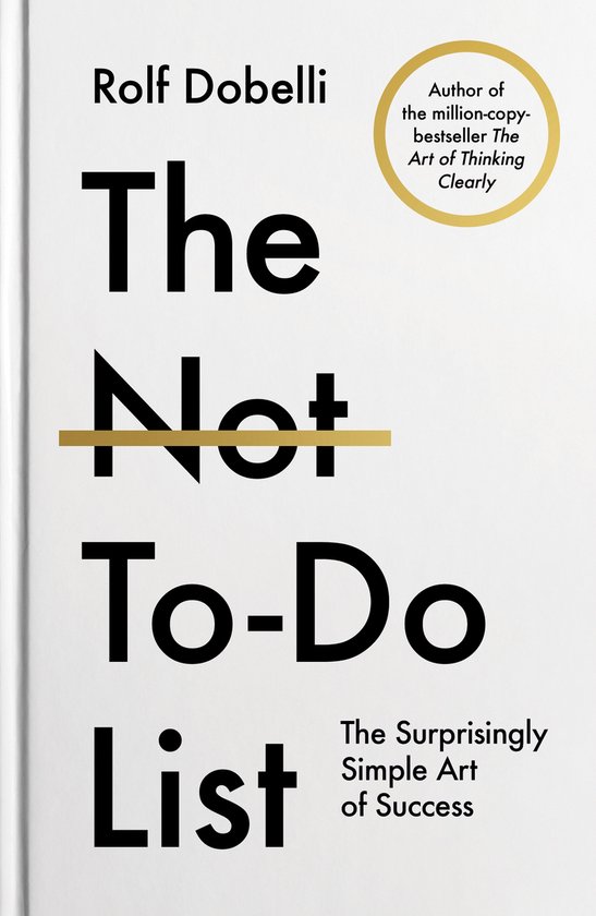 The Not To Do List - cover