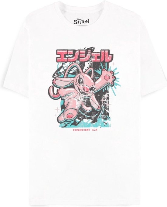 Lilo & Stitch Vintage Angel Dames T-shirt - wit - XXL