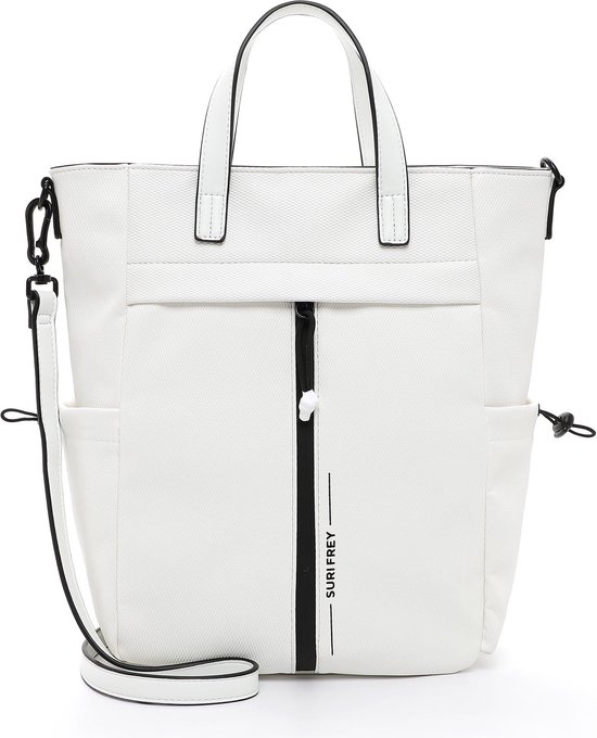 Suri Frey Suzy - Borsa Donna In Tessuto Sintetico Leggero, Design Semplice Con Emblema, Tracolla Regolabile E Staccabile, Vegan Approvato PETA