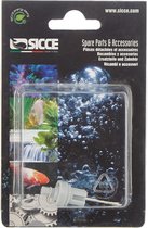 Cobee Aquarium Voederkom, 2 stuks vissen garnalen voerschaal acryl heldere tank voerkommen met zuiging