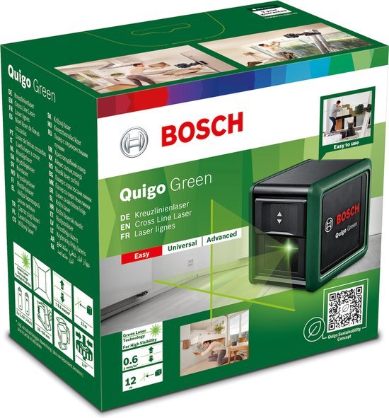 Bosch Quigo green Kruislijnlaser