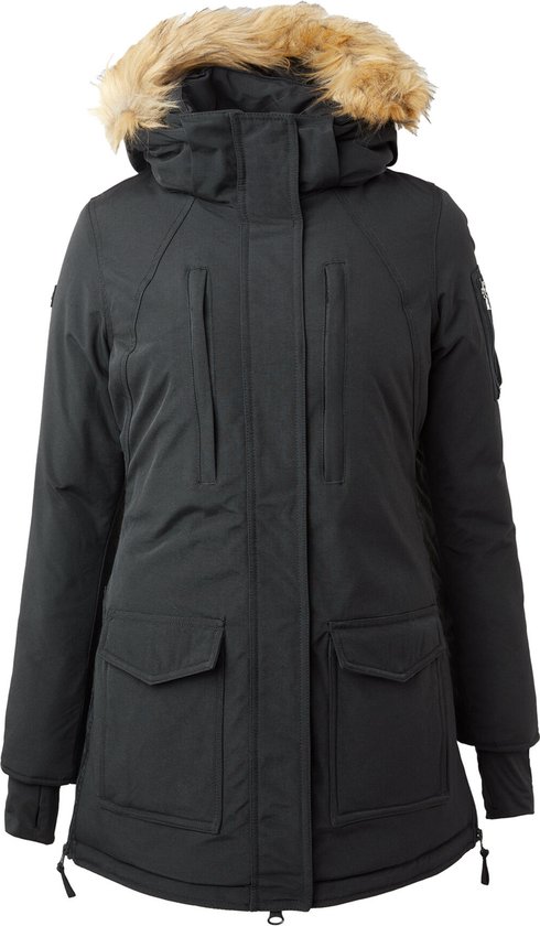 Dresden Jodhpurs, dames - Zwart, PU-leer