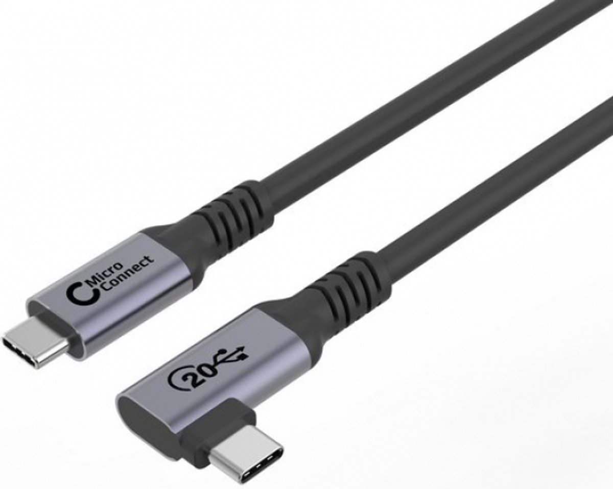 Microconnect USB3.2CC5-A USB-kabel USB 3.2 Gen 2x2 5 m USB C Zwart