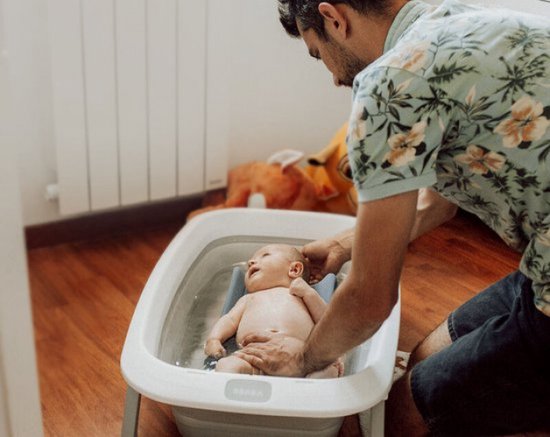 Béaba Eazy Pop - Babybadje - Opvouwbaar badje - Grijs van Beaba — afbeelding 4