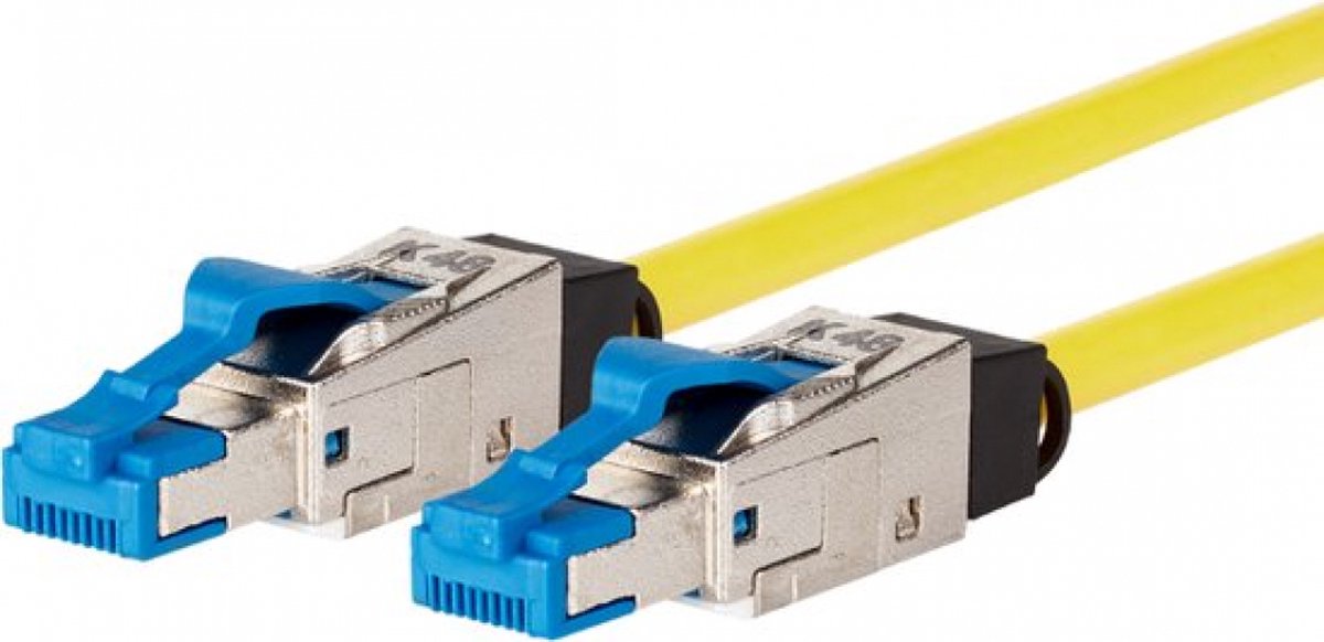 METZ CONNECT 13084H1077-E netwerkkabel Geel 1 m Cat8.1 S/FTP (S-STP)
