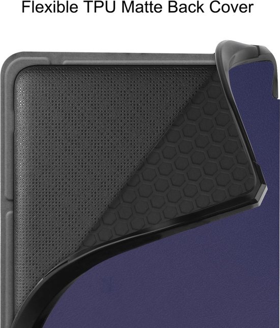 e-Reader Hoesje Origami Book Case met Wake/Sleep-functie - Kobo Sage Hoesje - Blauw van Merkloos — afbeelding 4