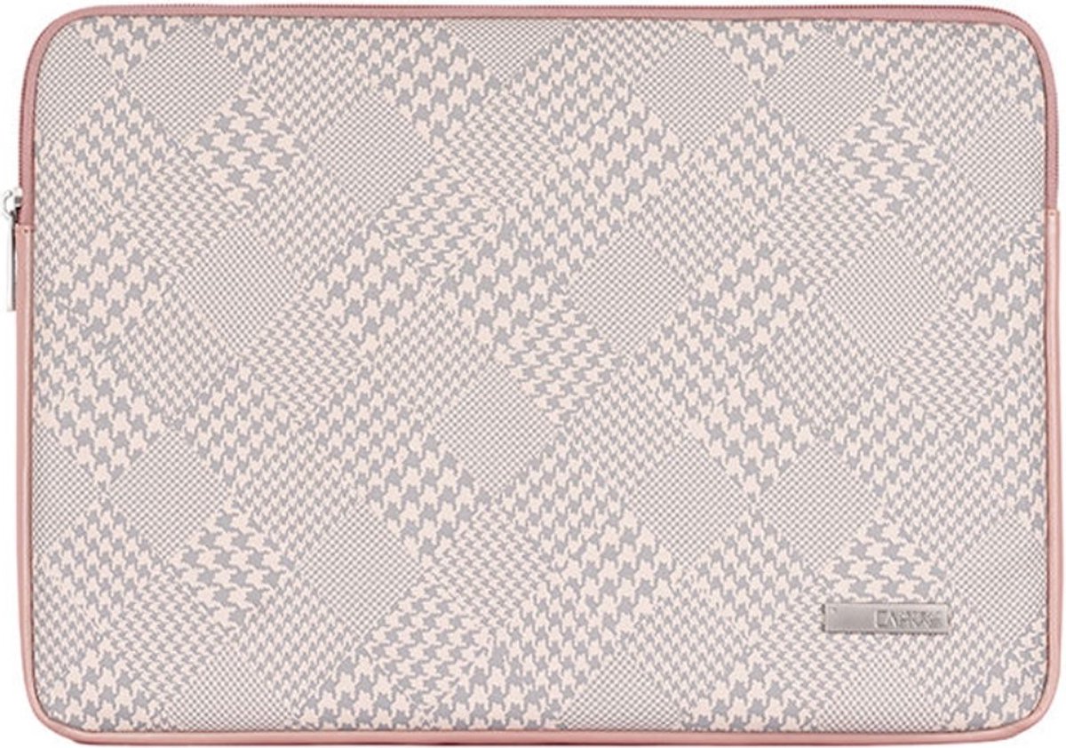 Canvas Artisan Laptopsleeve 15 inch - Laptophoes - Pied-de-poule