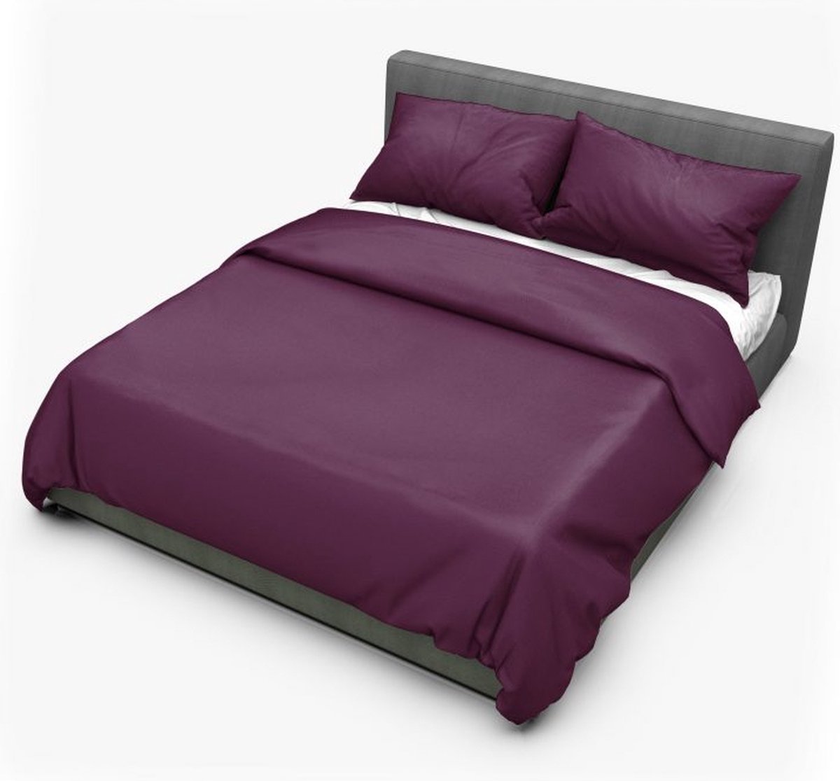 Dream Sheets Marrakesh - Dekbedovertrek 200 x 200/250 - Katoen Satijn - Tweepersoons - Burgundy Bold - Bordeauxrood