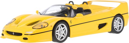 Het 1:18 Diecast model van de Ferrari F50 Cabrio van 1995 in Yellow. De fabrikant van het schaalmodel is KK Models.This model is alleen online verkrijgbaar.