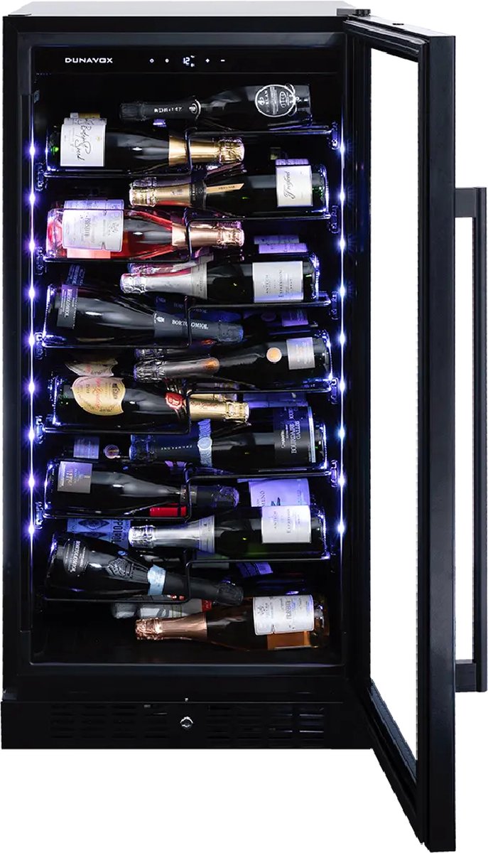 Dunavox Sera-70 Champagne Koelkast 1 Zone Zilver - afbeelding 3