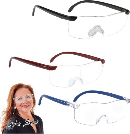 Leesloep, 3x Vergroting Om Te Lezen, Vergrootglas Met Ledlicht Leeshulp Voor Senioren En Lezen A4 Blad Voor Boeken Kranten