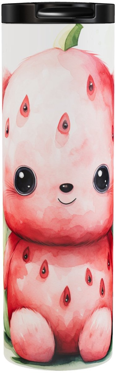 Fruit Monster Aardbei - Standing Strawberry - Thermosbeker 500