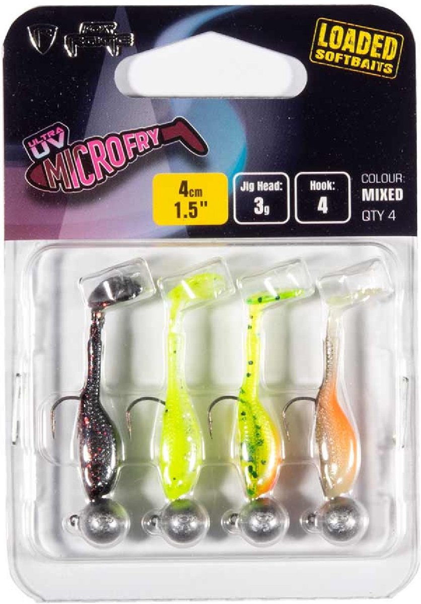 Fox Rage Loaded Softbait Ultra UV Micro Fry 4cm