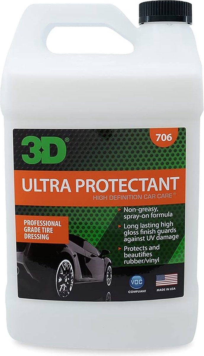 3D - Ultra Protectant Tyre Dressing- Gallon