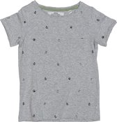 Ebbe - jongens T-shirt - grey melange - Maat 128
