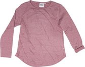 Ebbe - meisjes shirt - lange mouwen -  dusty rose melange - Maat 104