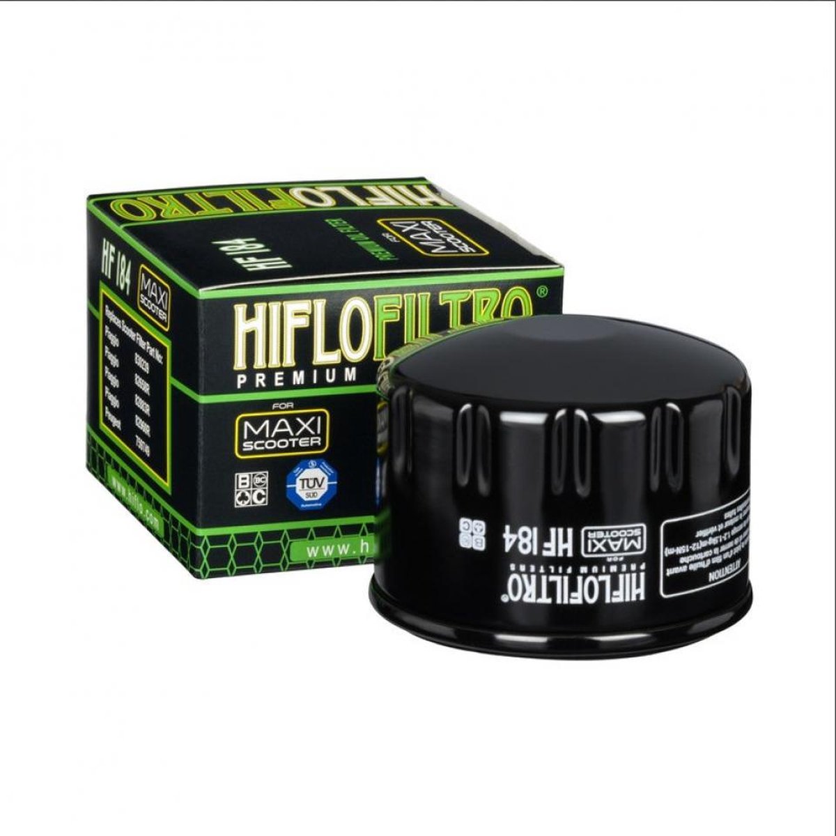 Hiflofiltro-oliefilter voor Piaggio 400 MP3-scooter, bouwjaar 2007 t/m 2013, HF184 / 759749/830239/82658R, nieuw – foto 5