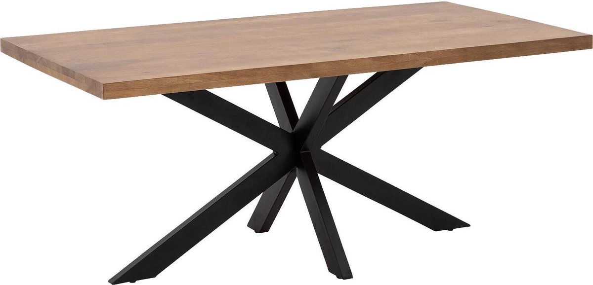 Goossens Basic Eettafel Lecce, Rechthoekig 180 x 90 cm