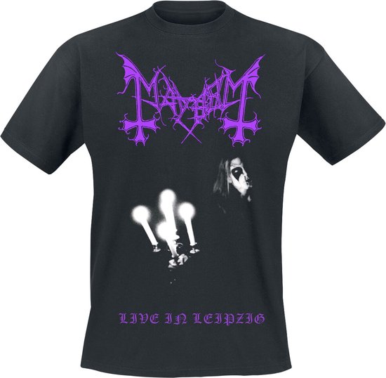 Mayhem Live in Leipzig Heren T-shirt - zwart - M