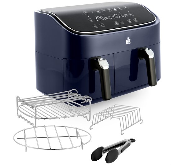 Foto: Create heteluchtfriteuse 15l 2 porties met extra knapperig resultaat 80c tot 200c groen air fryer