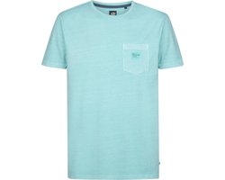 Petrol Industries - Heren Pocket T-shirt Key - Blauw - Maat L