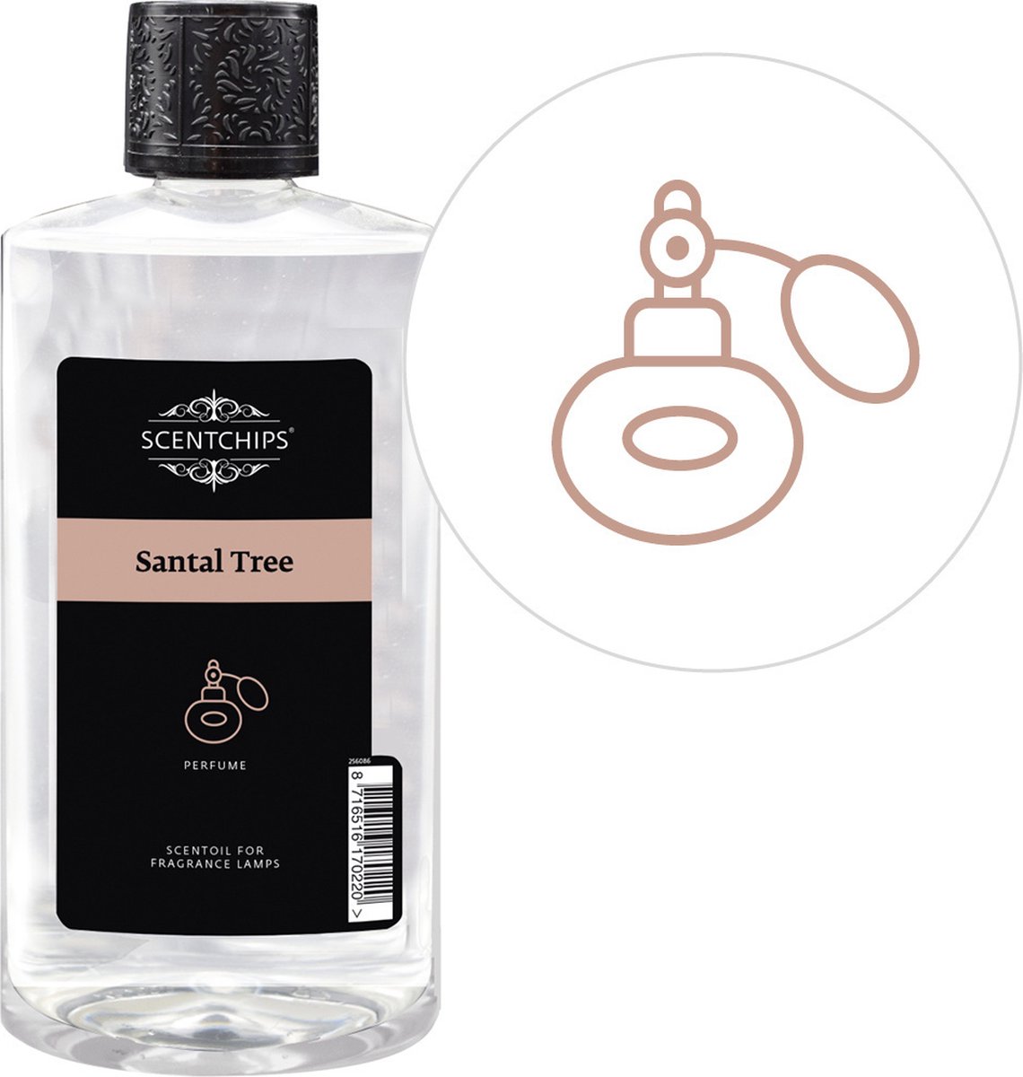 Goedkoopste Scentchips® Santal Tree - Geurolie Voor Oliebrander - Parfum Olie - Geurolie Voor Lampenolie - Geurlamp Olie - 475ml