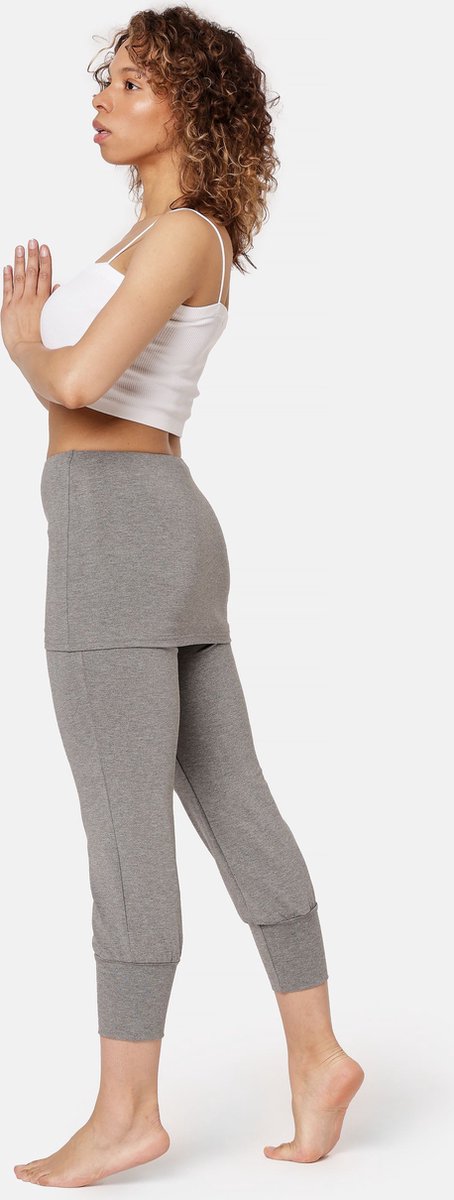 Bellivalini Dames Yogabroek - Sport - Vrijetijdsbroek - Lang - Viscose - Sportbroek - BLV-BLV50-276-YPS - Medium Melange - XXL van Bellivalini — afbeelding 4